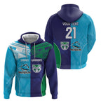 Custom Warriors-Shark Zip Hoodie Together Sporty Style