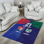 Custom Warriors-Knights Area Rug Together Sporty Style