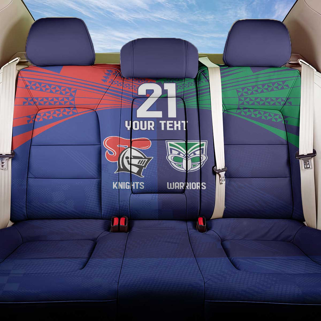 Custom Warriors-Knights Back Car Seat Cover Together Sporty Style