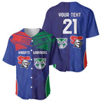 Custom Warriors-Knights Baseball Jersey Together Sporty Style