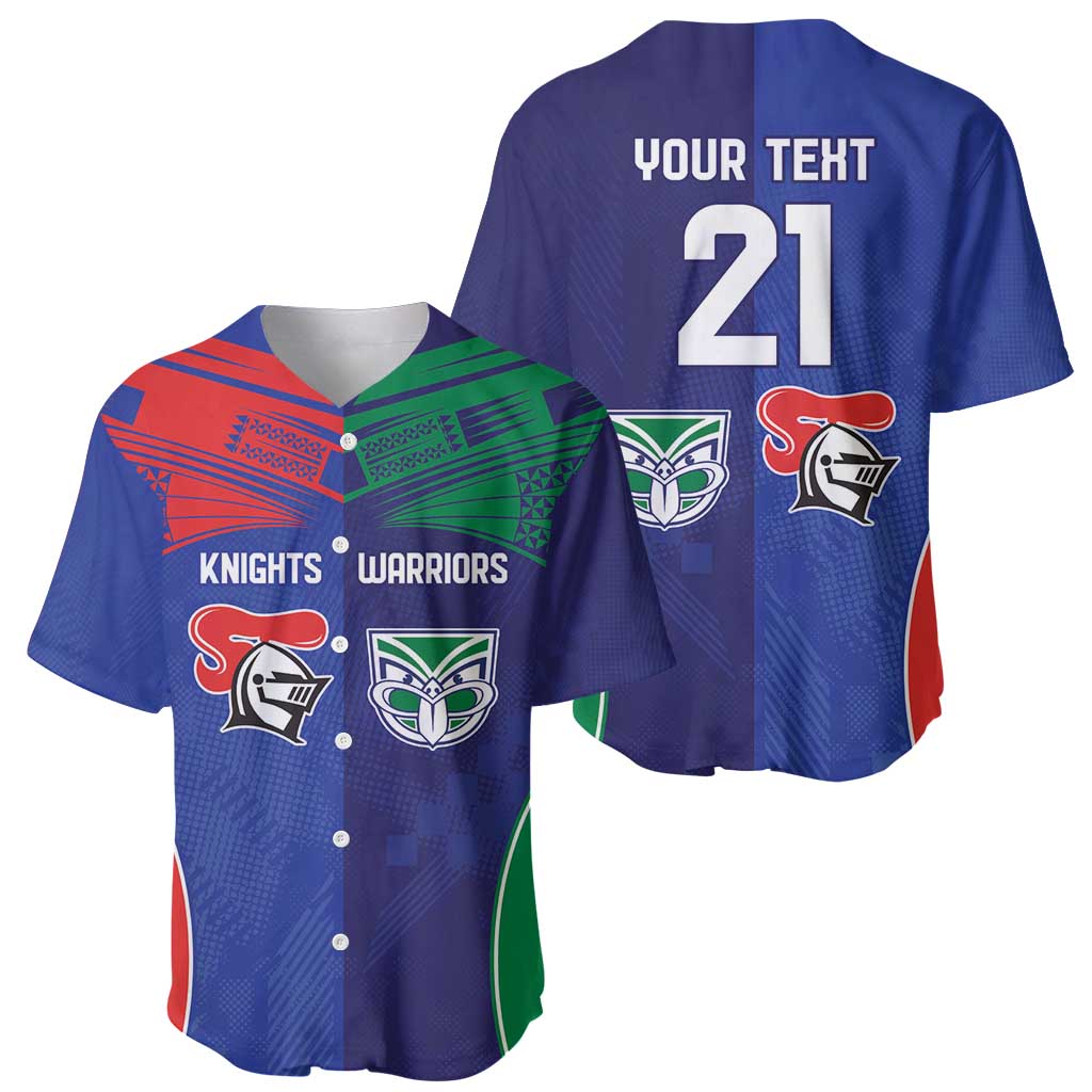 Custom Warriors-Knights Baseball Jersey Together Sporty Style
