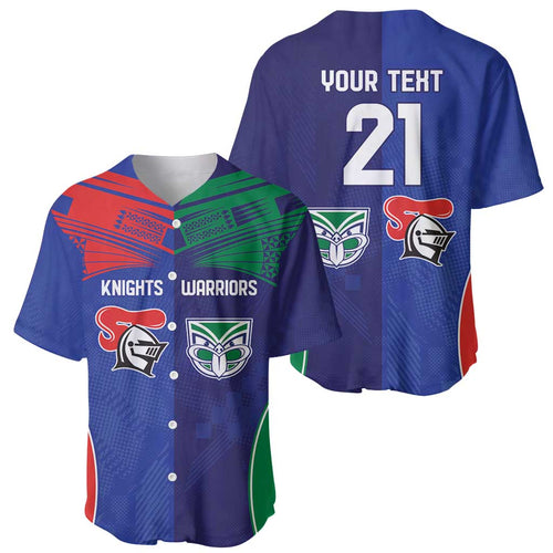 Custom Warriors-Knights Baseball Jersey Together Sporty Style
