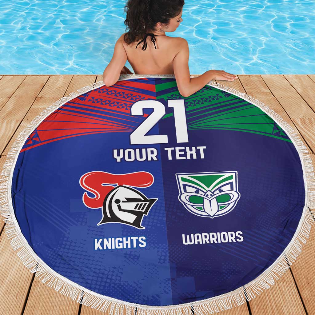 Custom Warriors-Knights Beach Blanket Together Sporty Style