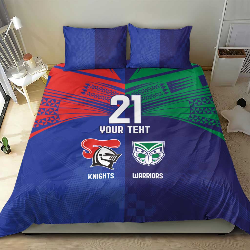 Custom Warriors-Knights Bedding Set Together Sporty Style