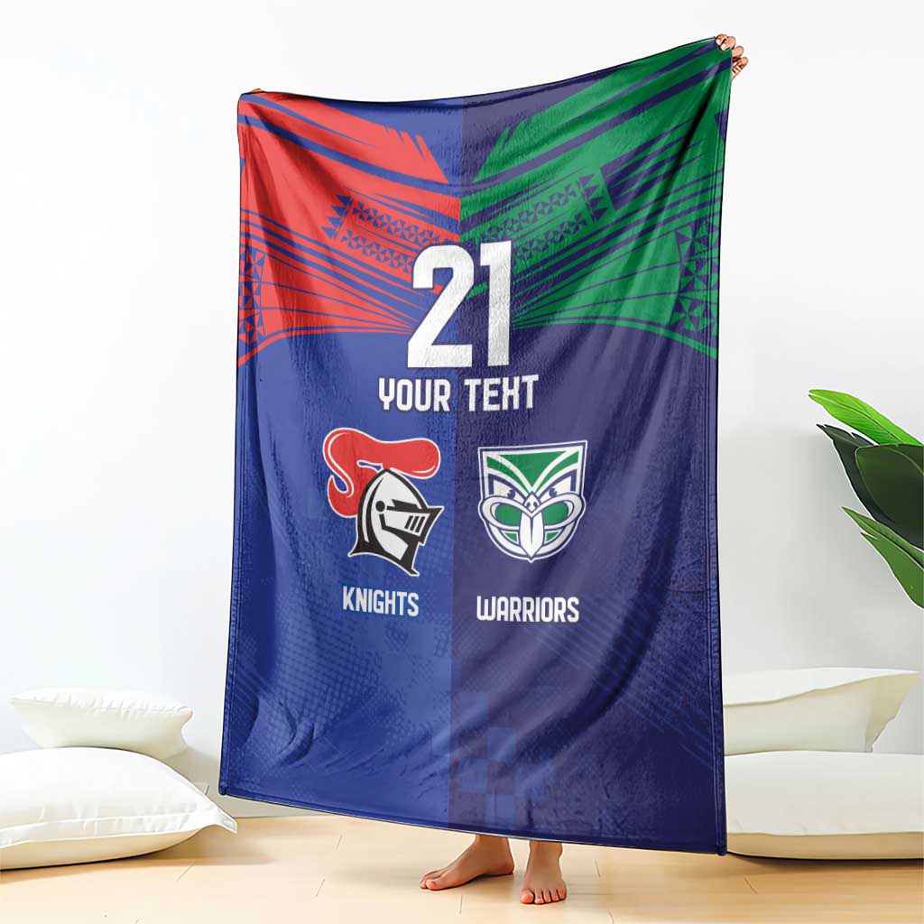 Custom Warriors-Knights Blanket Together Sporty Style