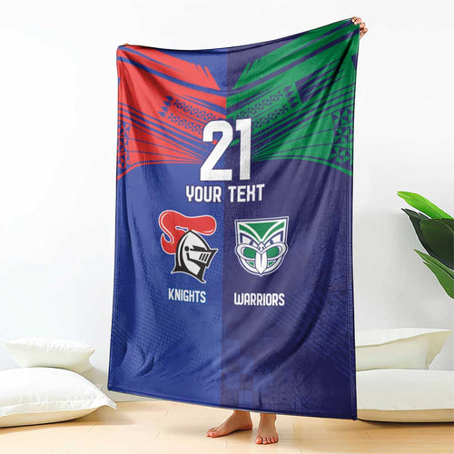 Custom Warriors-Knights Blanket Together Sporty Style