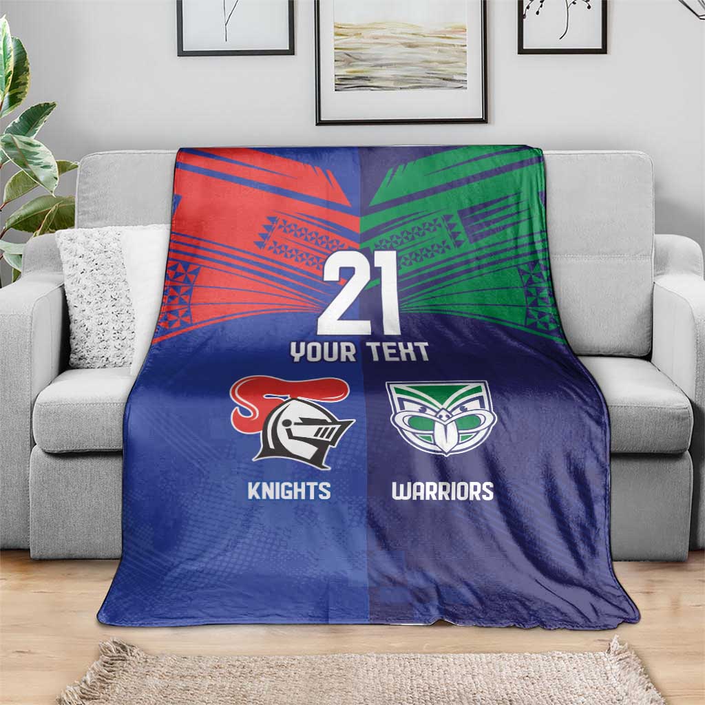 Custom Warriors-Knights Blanket Together Sporty Style
