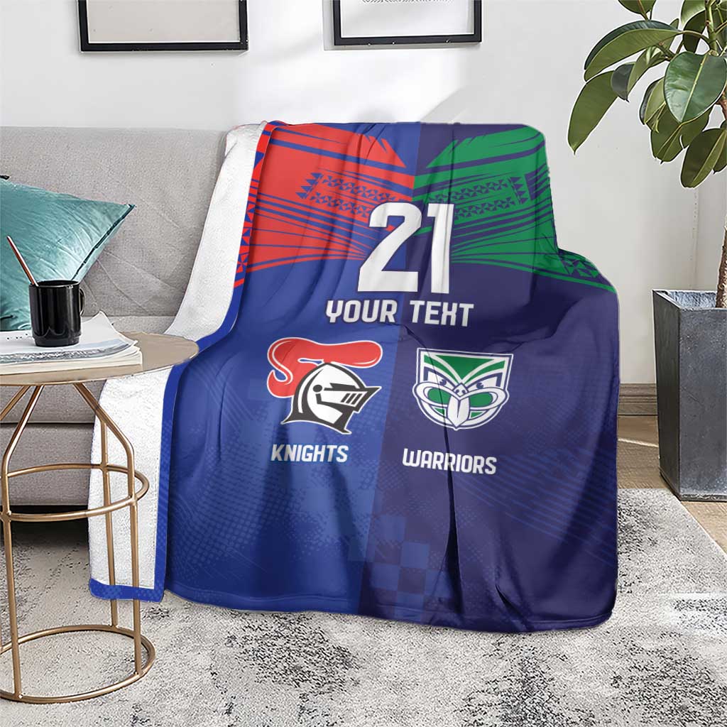 Custom Warriors-Knights Blanket Together Sporty Style