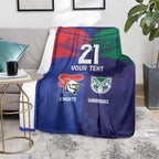 Custom Warriors-Knights Blanket Together Sporty Style