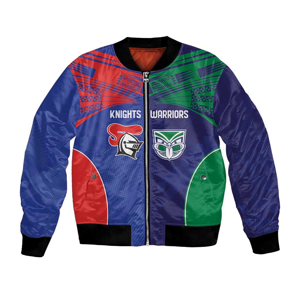 Custom Warriors-Knights Bomber Jacket Together Sporty Style