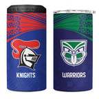 Custom Warriors-Knights 4 in 1 Can Cooler Tumbler Together Sporty Style