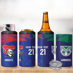 Custom Warriors-Knights 4 in 1 Can Cooler Tumbler Together Sporty Style