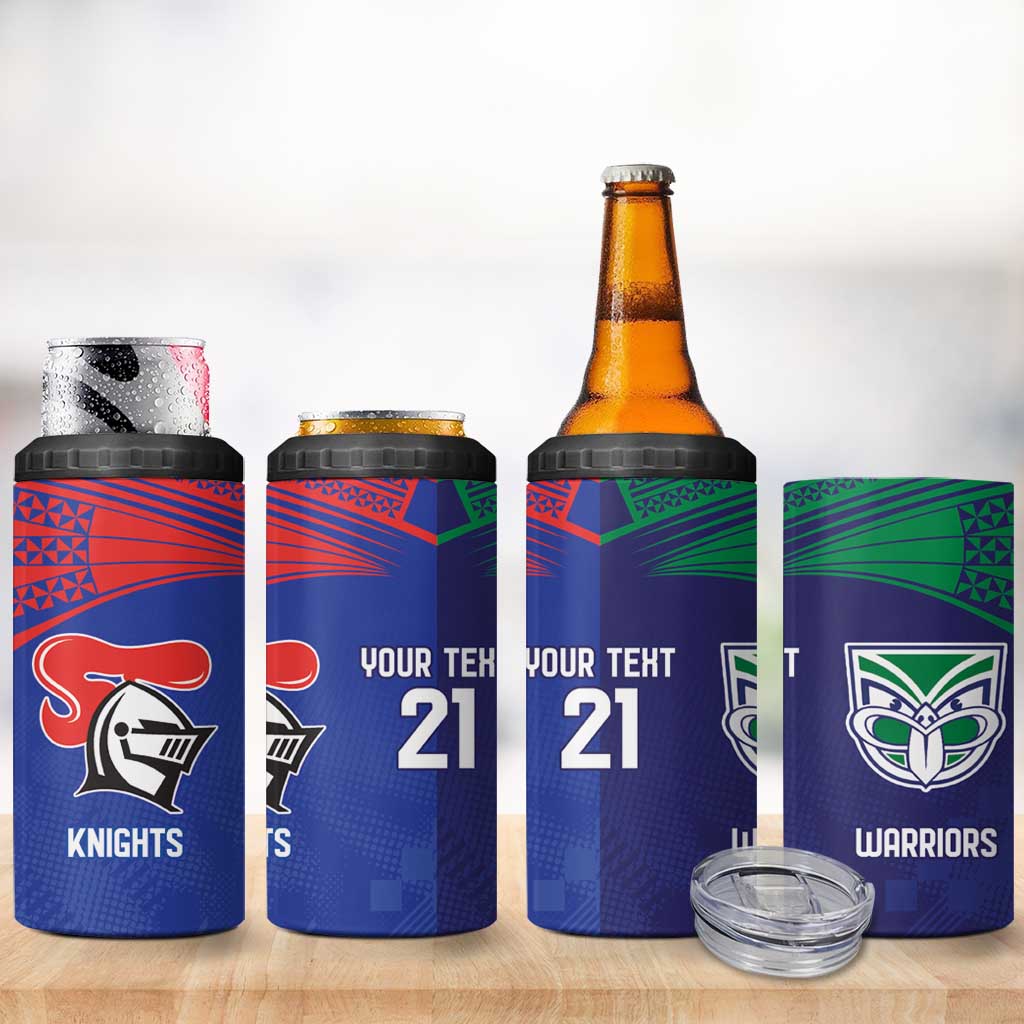 Custom Warriors-Knights 4 in 1 Can Cooler Tumbler Together Sporty Style