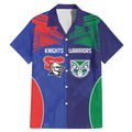 Custom Warriors-Knights Family Matching Mermaid Dress and Hawaiian Shirt Together Sporty Style