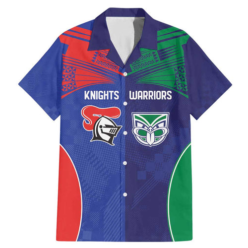 Custom Warriors-Knights Family Matching Mermaid Dress and Hawaiian Shirt Together Sporty Style