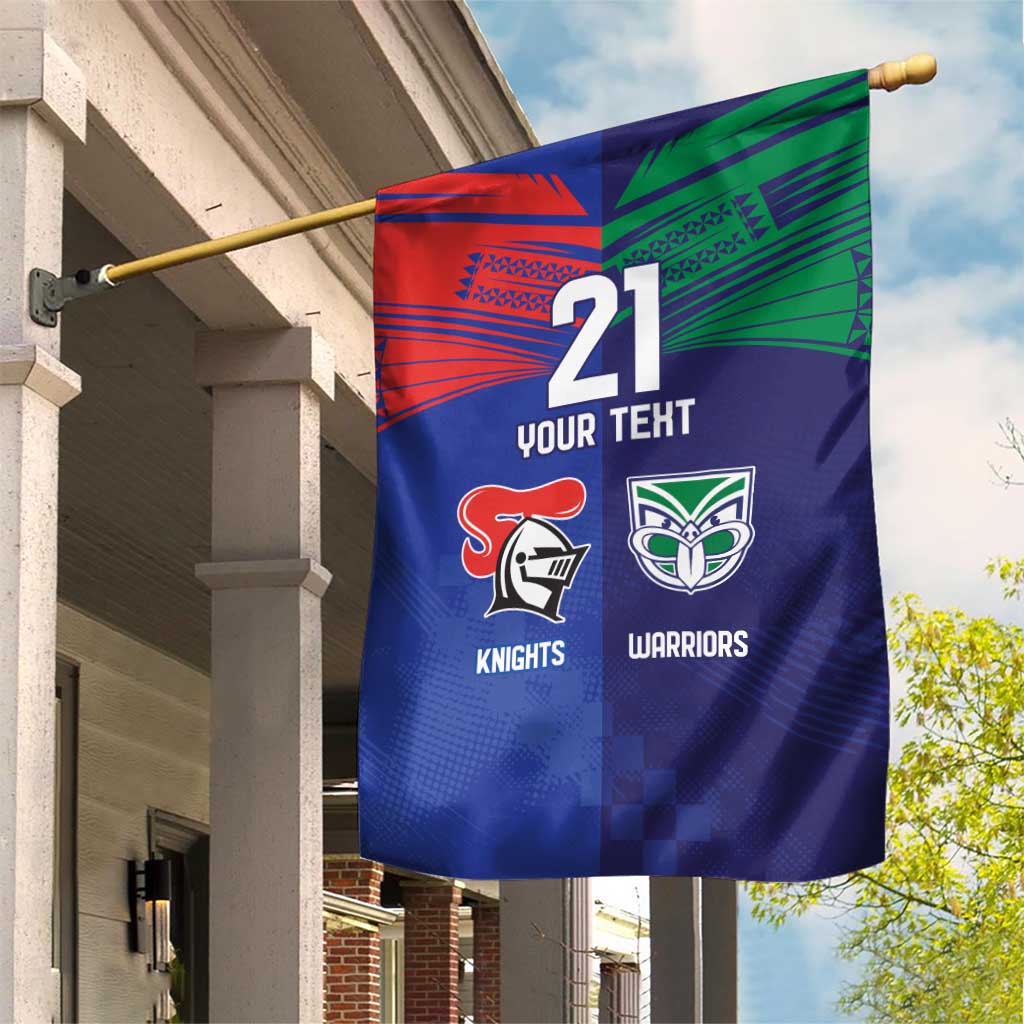 Custom Warriors-Knights Garden Flag Together Sporty Style