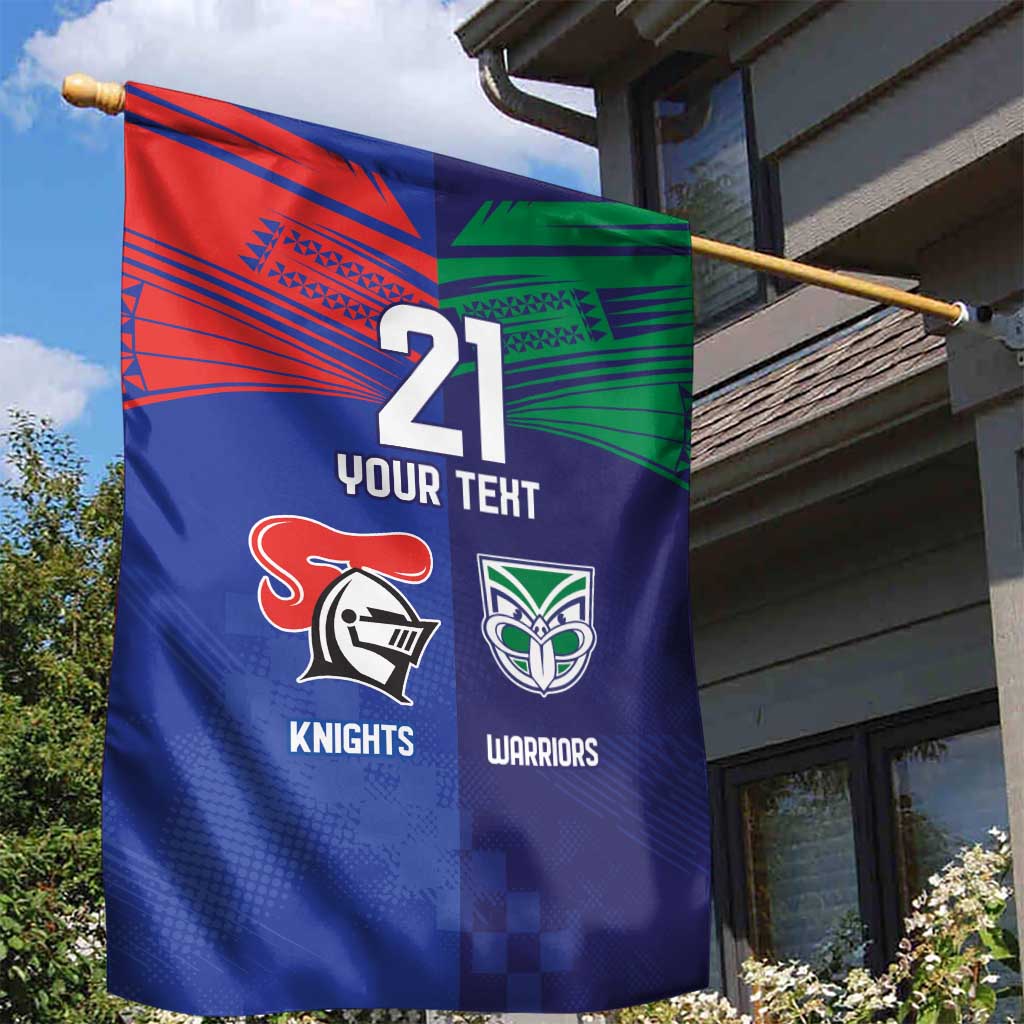 Custom Warriors-Knights Garden Flag Together Sporty Style