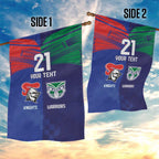 Custom Warriors-Knights Garden Flag Together Sporty Style