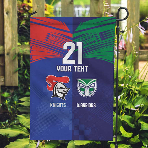 Custom Warriors-Knights Garden Flag Together Sporty Style