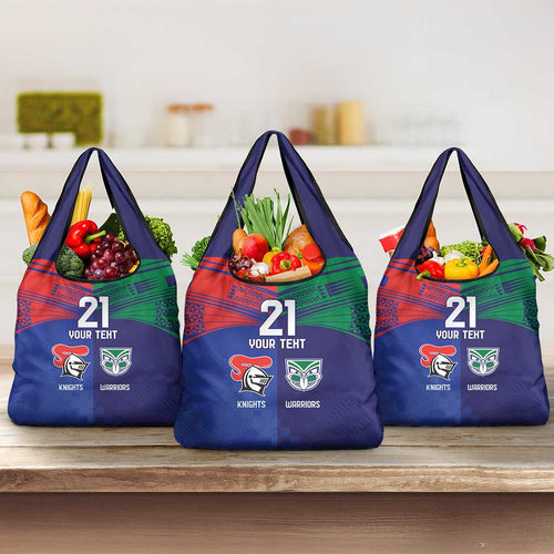 Custom Warriors-Knights Grocery Bag Together Sporty Style