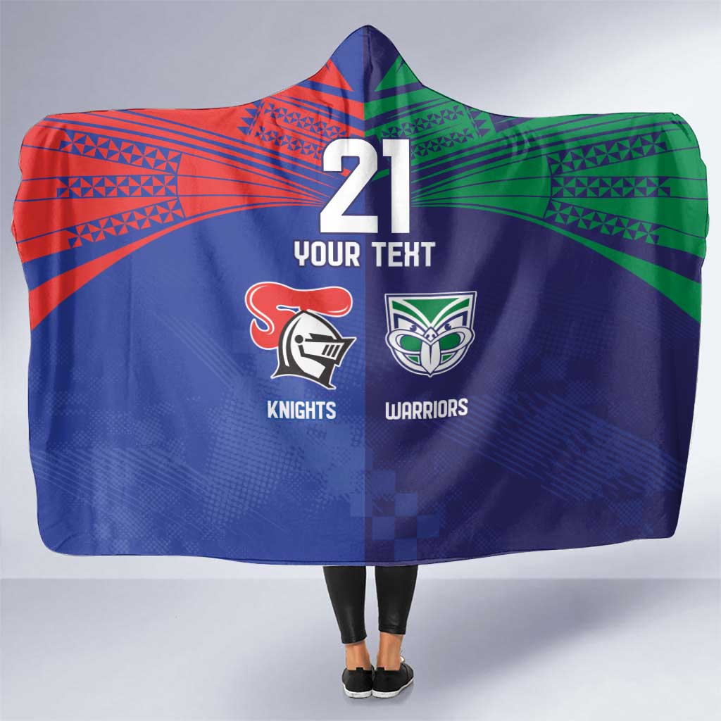 Custom Warriors-Knights Hooded Blanket Together Sporty Style