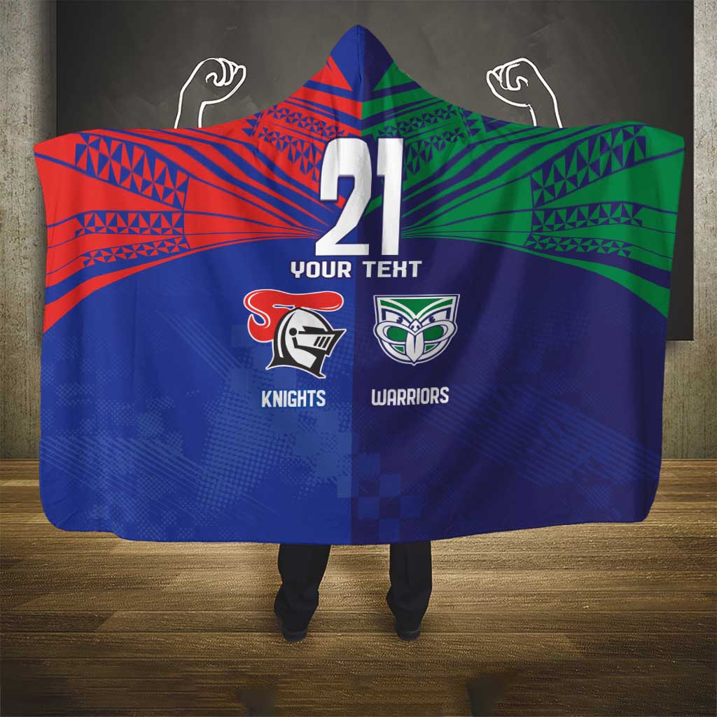 Custom Warriors-Knights Hooded Blanket Together Sporty Style