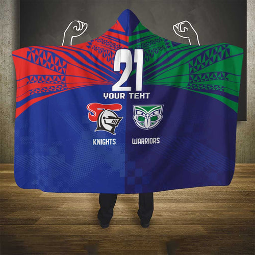 Custom Warriors-Knights Hooded Blanket Together Sporty Style