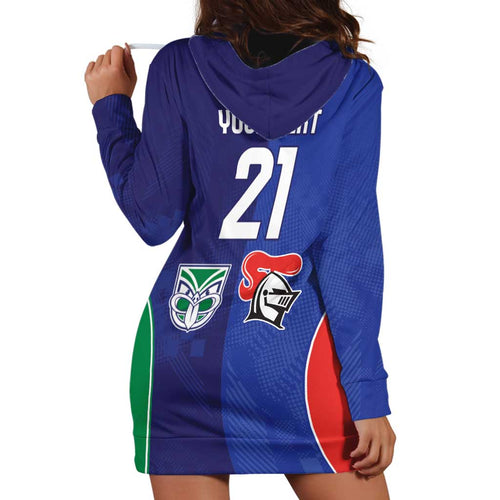 Custom Warriors-Knights Hoodie Dress Together Sporty Style