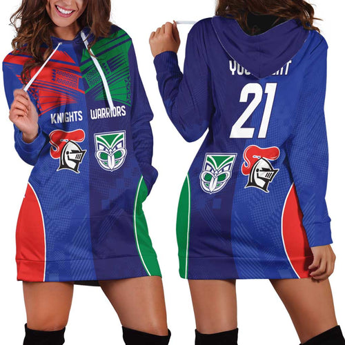 Custom Warriors-Knights Hoodie Dress Together Sporty Style