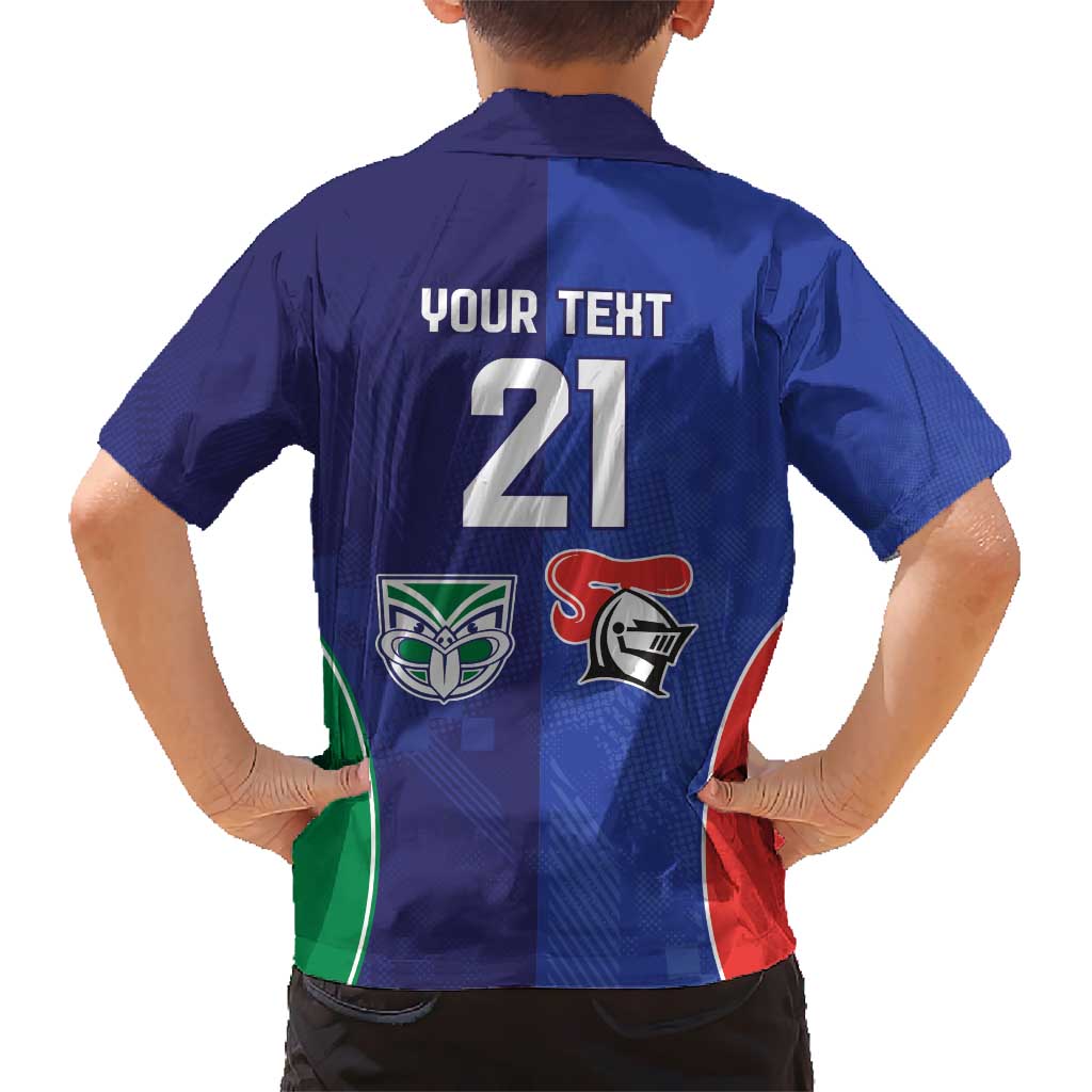 Custom Warriors-Knights Kid Hawaiian Shirt Together Sporty Style