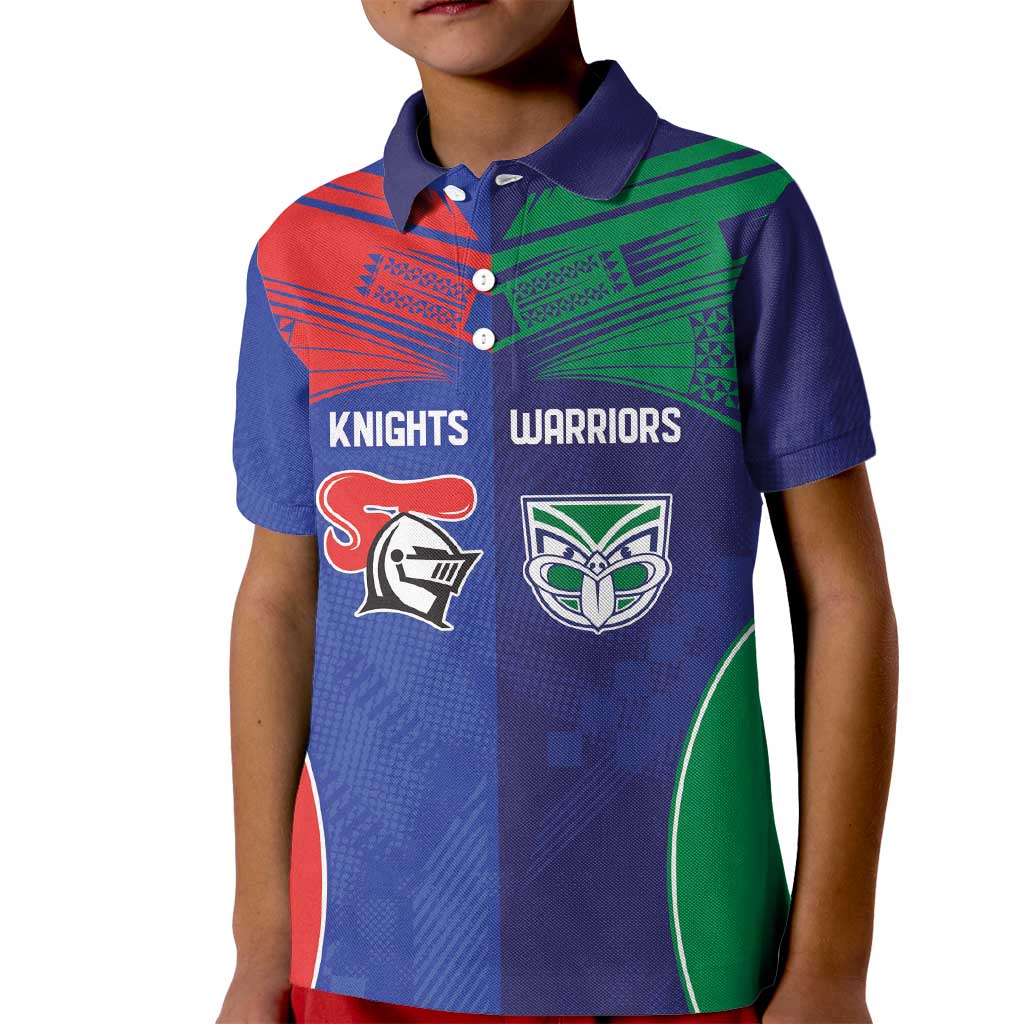 Custom Warriors-Knights Kid Polo Shirt Together Sporty Style