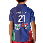Custom Warriors-Knights Kid Polo Shirt Together Sporty Style
