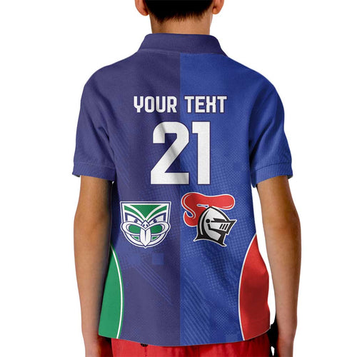 Custom Warriors-Knights Kid Polo Shirt Together Sporty Style