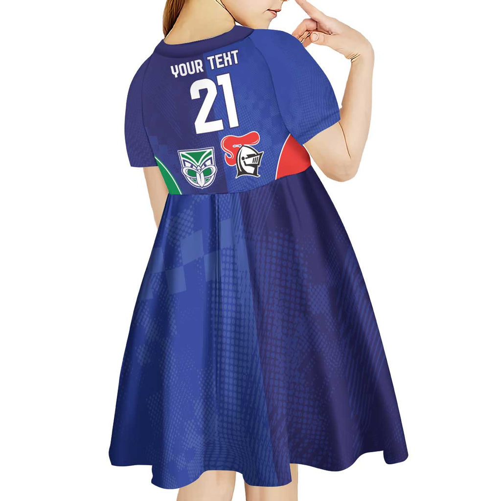 Custom Warriors-Knights Kid Short Sleeve Dress Together Sporty Style