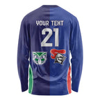 Custom Warriors-Knights Long Sleeve Shirt Together Sporty Style