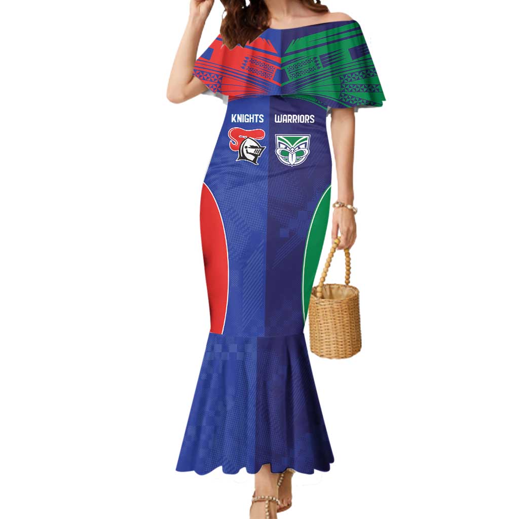 Custom Warriors-Knights Mermaid Dress Together Sporty Style