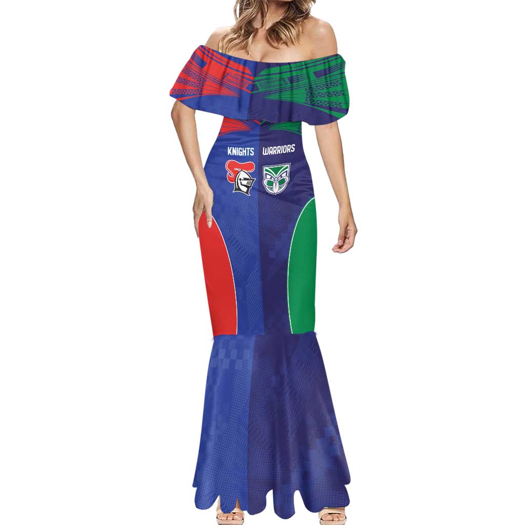 Custom Warriors-Knights Mermaid Dress Together Sporty Style