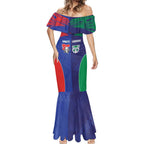 Custom Warriors-Knights Mermaid Dress Together Sporty Style