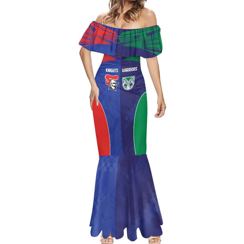 Custom Warriors-Knights Mermaid Dress Together Sporty Style