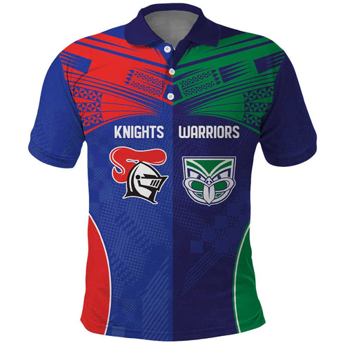 Custom Warriors-Knights Polo Shirt Together Sporty Style