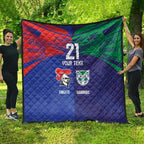 Custom Warriors-Knights Quilt Together Sporty Style