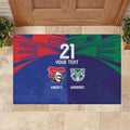 Custom Warriors-Knights Rubber Doormat Together Sporty Style