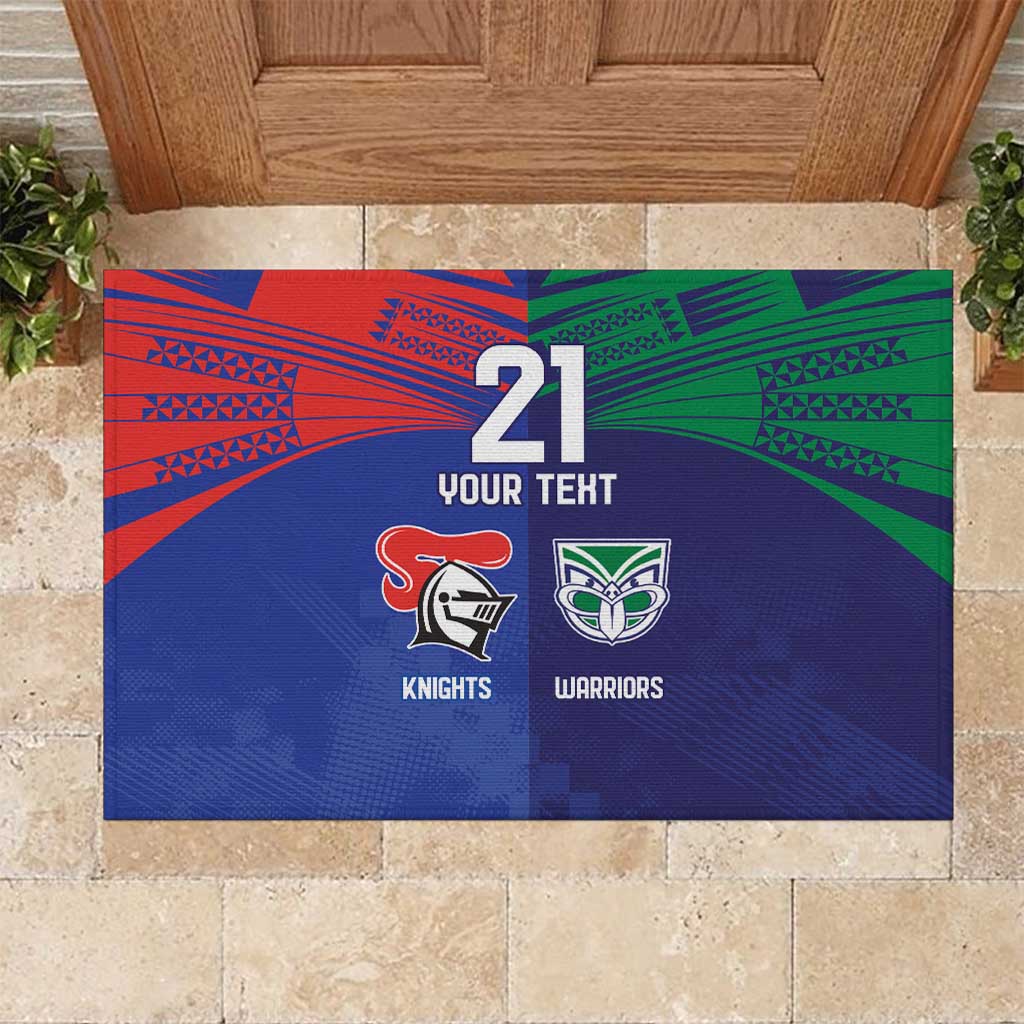 Custom Warriors-Knights Rubber Doormat Together Sporty Style