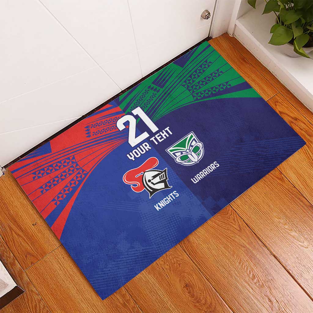 Custom Warriors-Knights Rubber Doormat Together Sporty Style