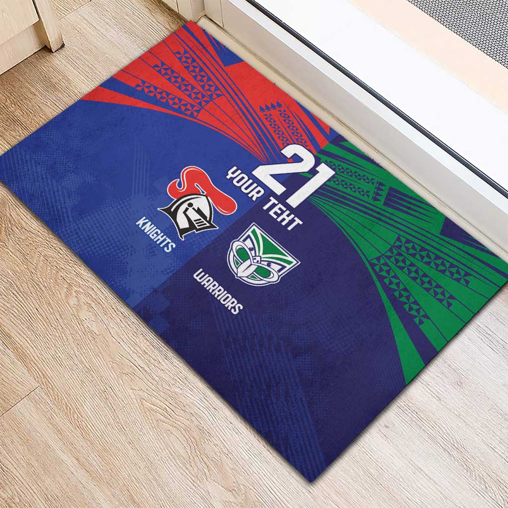Custom Warriors-Knights Rubber Doormat Together Sporty Style