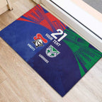 Custom Warriors-Knights Rubber Doormat Together Sporty Style