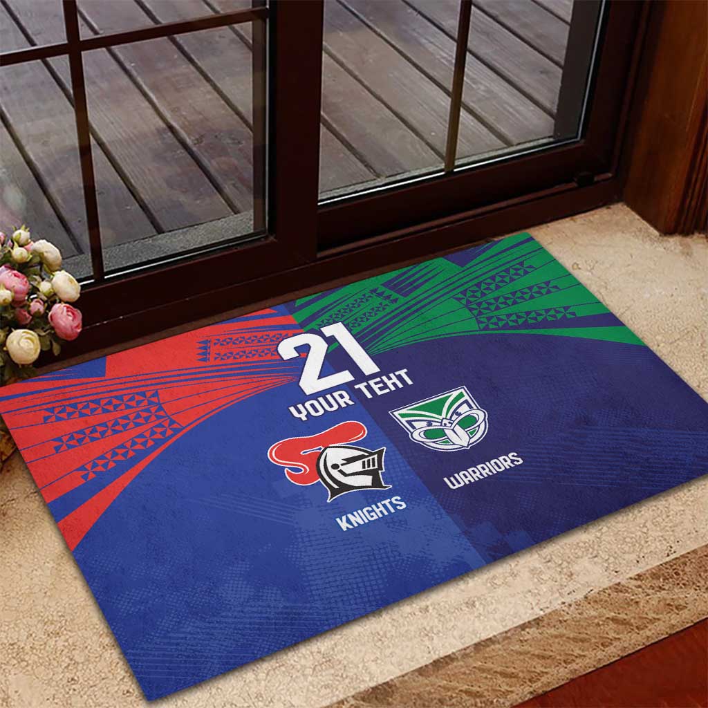 Custom Warriors-Knights Rubber Doormat Together Sporty Style