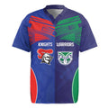 Custom Warriors-Knights Rugby Jersey Together Sporty Style
