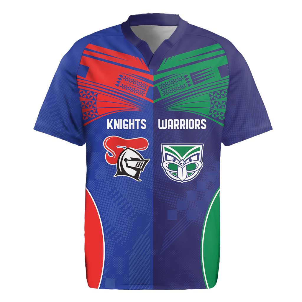 Custom Warriors-Knights Rugby Jersey Together Sporty Style