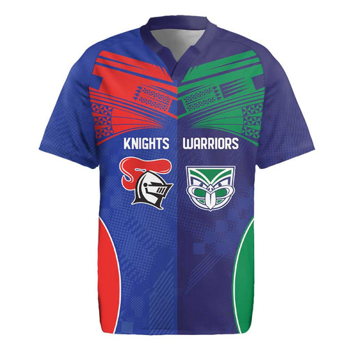Custom Warriors-Knights Rugby Jersey Together Sporty Style